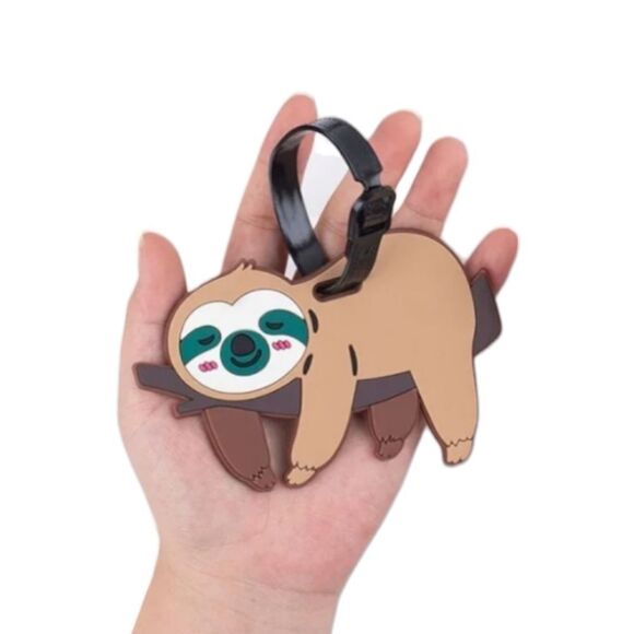 Cartoon Sloth Luggage Tag - Picture 4 of 5